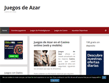 Tablet Screenshot of juegos-de-azar.com